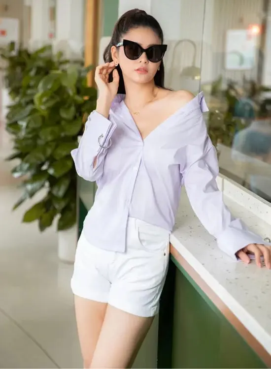 Gợi ý chọn đồ khoe chân thon từ Trương Quỳnh Anh 5 Gợi ý chọn đồ khoe chân thon từ Trương Quỳnh Anh